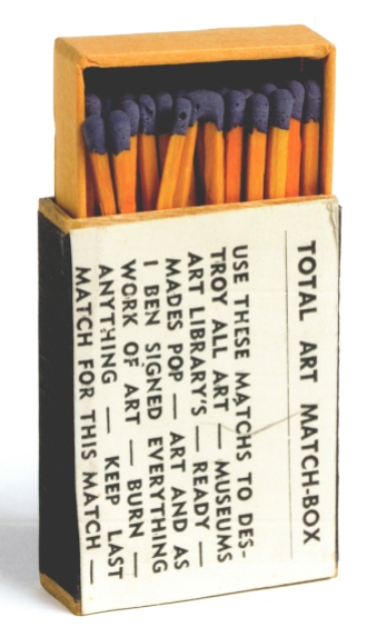 Ben Vautier: Total Art Match-Box, 1966.